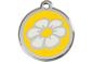 Preview: RedDingo Dog tag with enamel flower green