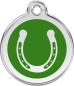 Preview: RedDingo Dog tag with enamel horse Shoe