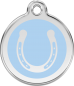 Preview: RedDingo Dog tag with enamel horse Shoe