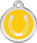 Preview: RedDingo Dog tag with enamel horse Shoe