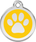Preview: RedDingo Dog tag with enamel Paw Prints