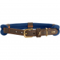Preview: Hunter Halsband Malia dunkelblau/dunkelbraun