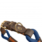 Preview: Hunter Halsband Malia dunkelblau/dunkelbraun