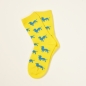 Preview: KRAWATTENDACKEL SChildren Socke yellow - blue