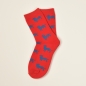 Preview: KRAWATTENDACKEL SChildren Socke red - blue