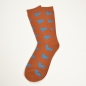 Preview: KRAWATTENDACKEL Socken Braun Dackel Blau