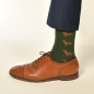 Preview: KRAWATTENDACKEL Socks green - Dog brown