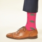 Preview: KRAWATTENDACKEL Socks pink - Wildboar green