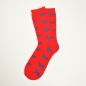 Preview: KRAWATTENDACKEL Socks pink - Dog blue - Kopie