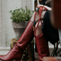 Preview: Hunter Training leash Malia   wine red/dark brown