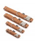 Preview: Brott Halsband "Camel" - veganes Leder mit silberner Schnalle