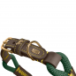 Preview: Hunter Halsband Malia dunkelgrün/dunkelbraun