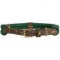 Preview: Hunter Halsband Malia dunkelgrün/dunkelbraun