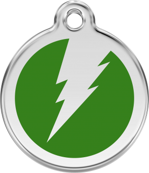 RedDingo Dog tag with enamel flash