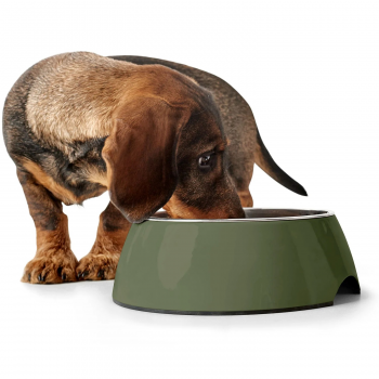 Melamine feeding bowl khaki 350ml