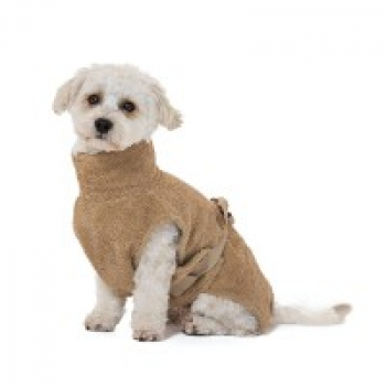 Lill´s DOG Hundebademantel aus Bio-Baumwolle "Sand"