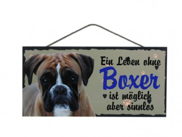 Hundeschild Boxer