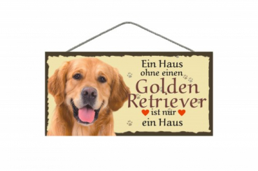 Hundeschild Golden Retriever