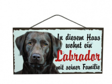Hundeschild Labrador