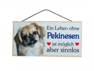 Hundeschild Pekinese