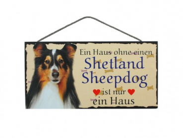 Hundeschild Shetland Sheepdog