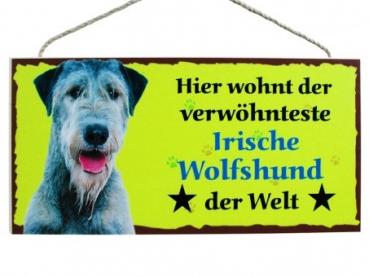 Hundeschild Irish Wolfshund