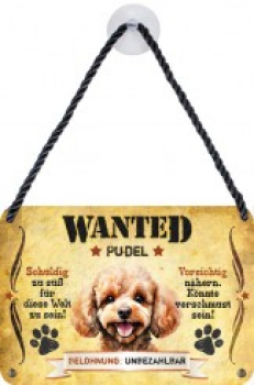 Pet Sign Pudel