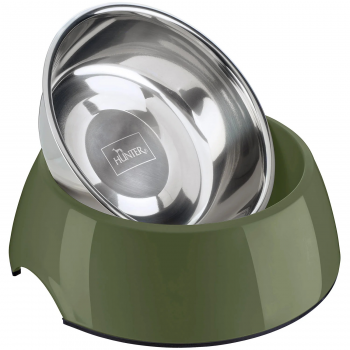 Melamine feeding bowl khaki 350ml