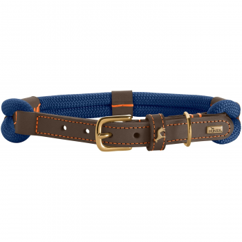 Hunter Halsband Malia dunkelblau/dunkelbraun