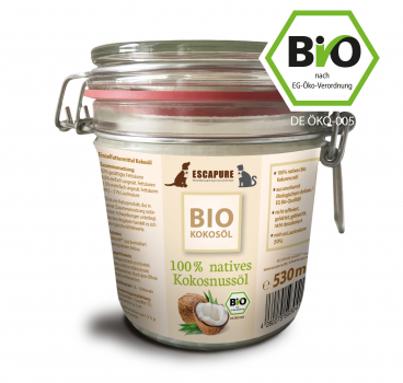 Escapure BIO coconut oil 530ml