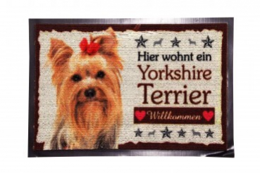 Doormat Yorkshire Terrier