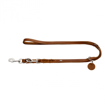 Training leash Solid Education  cognac