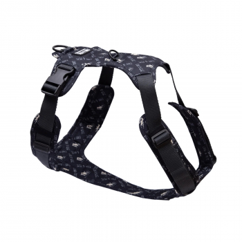 Emmy & Pepe Hundegeschirr "Wau-Effekt"   Black