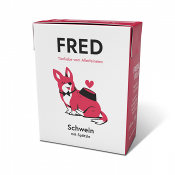Fred & Felia Schwein mit Spätzle