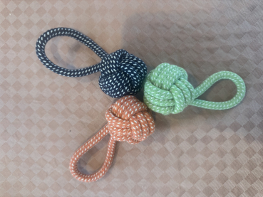 Prinz Poldi Tauspielzeug für kleine Hunde schwarz