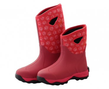 93' Fella Outdoorboots Jeannie high himbeere/Pfötchen
