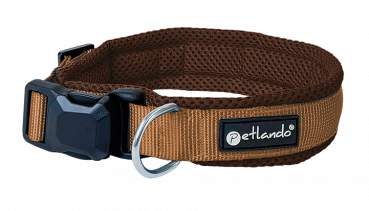 Petlando Magnetech Halsband  Braun/Mokka