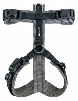 Petlando Magnetech Y - Comfort Geschirr Anthrazit/Schwarz