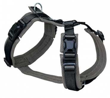 Preview: Petlando Magnetech Y - Comfort Geschirr Anthrazit/Schwarz