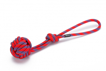 Treusinn Bolly rope ball red