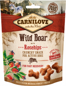 Carnilove Crunchy Wild Boar with Rosehips 200g