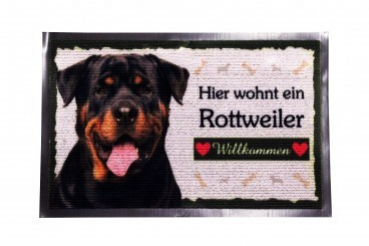 Fussmatte Rottweiler