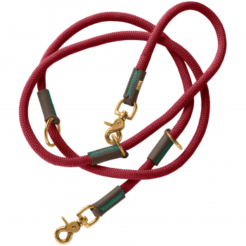 Hunter Training leash Malia   wine red/dark brown