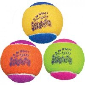 KONG® Squeakair® Birthday Balls 3er Pack
