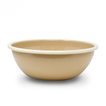 Enamelled food bowl "Balu" Sand