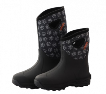 93' Fella Outdoorboots Jeannie black/Pfötchen