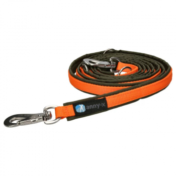 leash oliv/orange