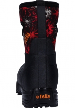 93' Fella Outdoorstiefel Annie halbhoch black / red