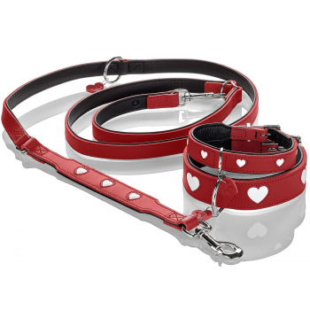 Hunter Verstellbare Führleine Love 18mm breit