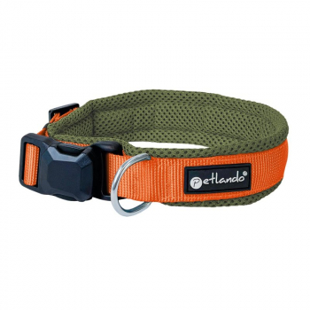 Petlando Magnetech Collar  Olive/Orange
